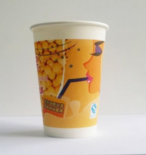 12盎司美女豆浆杯
